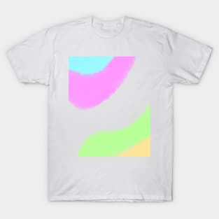 Colorful watercolor abstract texture art T-Shirt